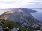 Pohled z Gorice (648m n.m.), nevyšší hory ostrova Cres, těsně po východu slunce.